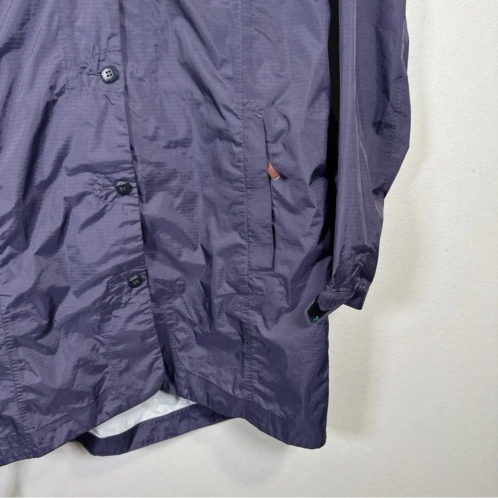 GoLite Womens Size Xsmall Purple Hooded Windbreaker Outdoor Belted Jacket - Picture 7 of 15